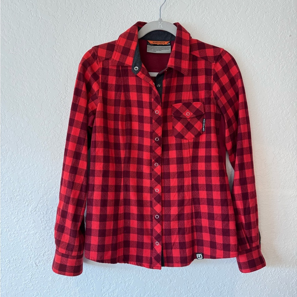 Ortovox stretch back wool shirt